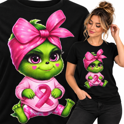 KOSZULKA DAMSKA ŚWIĄTECZNA  GRINCH BABY